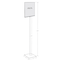 Azar Displays 11"x17" Pedestal Two-Sided Sign Holder Stand on Square Metal Base 300868 - alternate 3